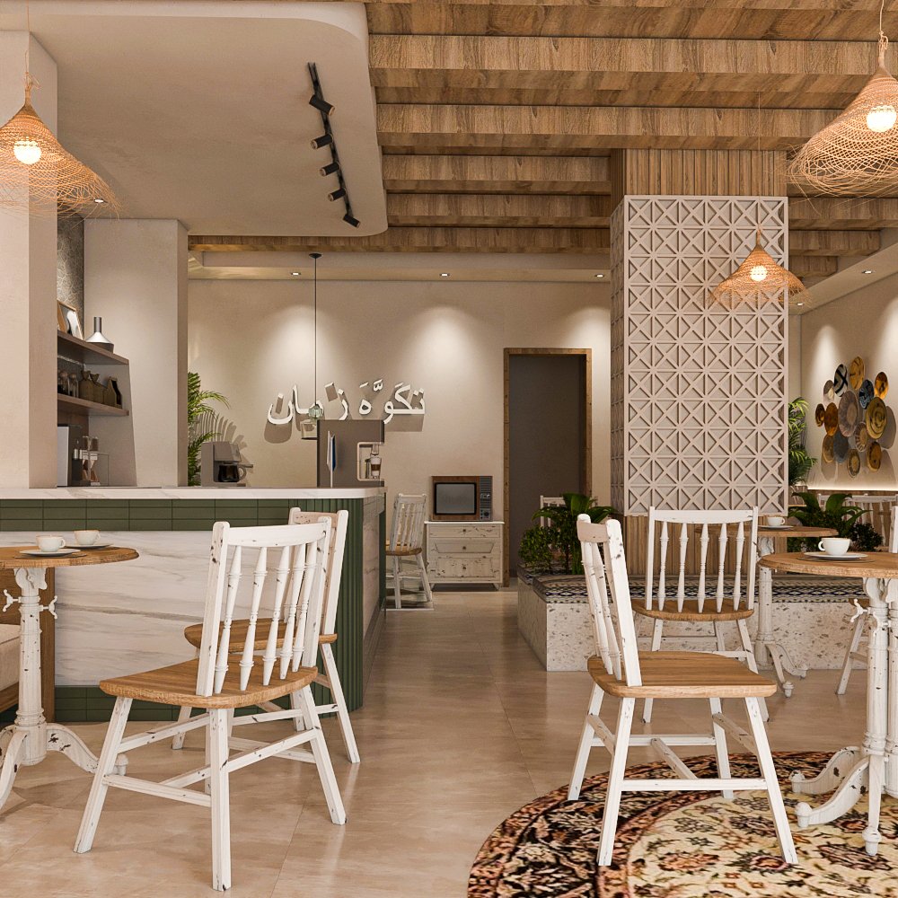 فيديو لمطعم وكافتيريا من تصميم شركة مكان للتصميم العقاري في المدينة المنورة – للاتصال بنا 0599303838