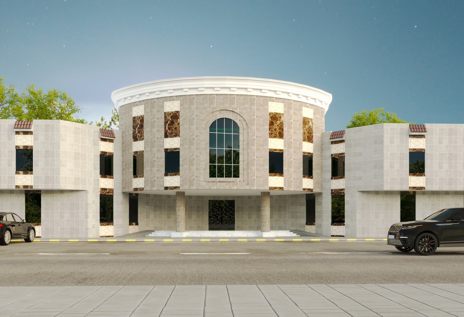 نموذج تصميم مركز استضافة الحجاج من شركة مكان: رؤية تجمع بين الفخامة والخدمة  0599303838 📞
