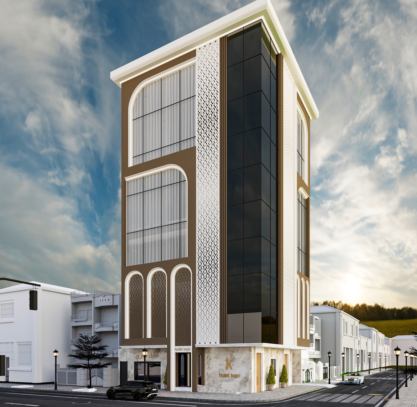 فيديو فندق من أدوار من تصميم شركة مكان للتصميم العقاري – للاتصال بنا 0599303838