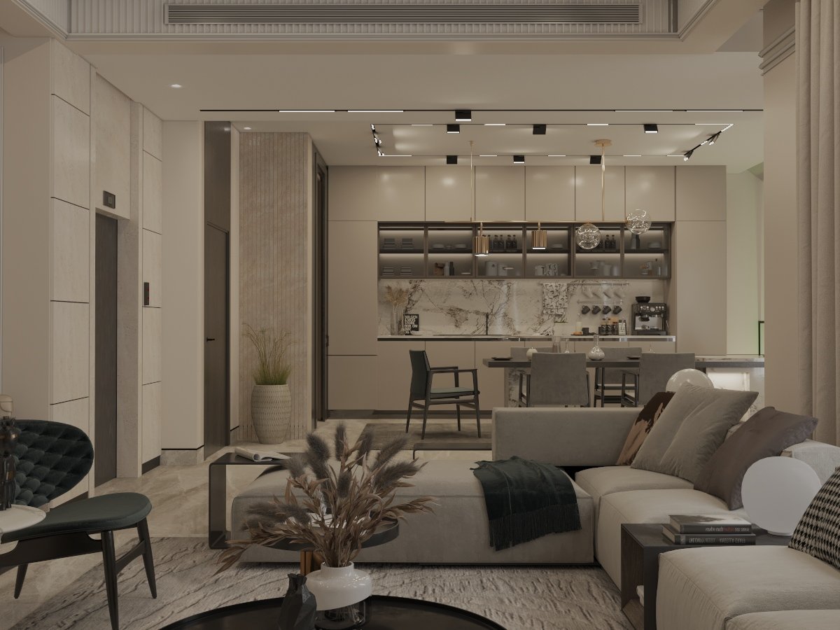 فيديو لتصميم صالة فيلا الدور الأول من تصميم شركة مكان للتصميم العقاري في المدينة المنورة – للاتصال بنا 0599303838